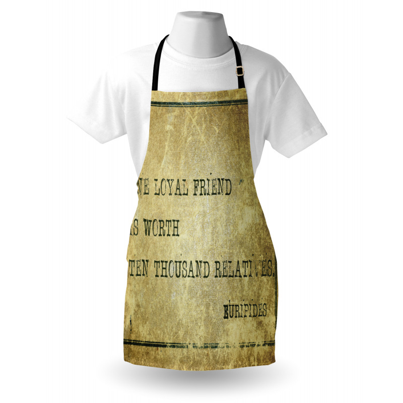 Euripides Sayings Art Apron