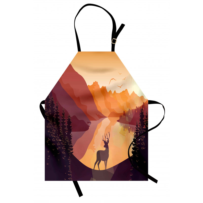 Bird Mountain Reindeer Apron