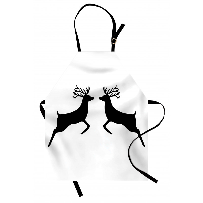 Reindeer Silhouette Apron