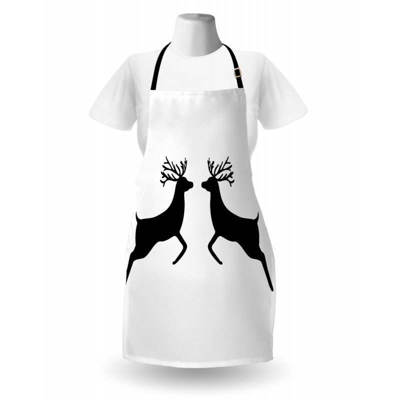 Reindeer Silhouette Apron