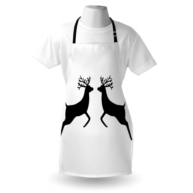 Reindeer Silhouette Apron