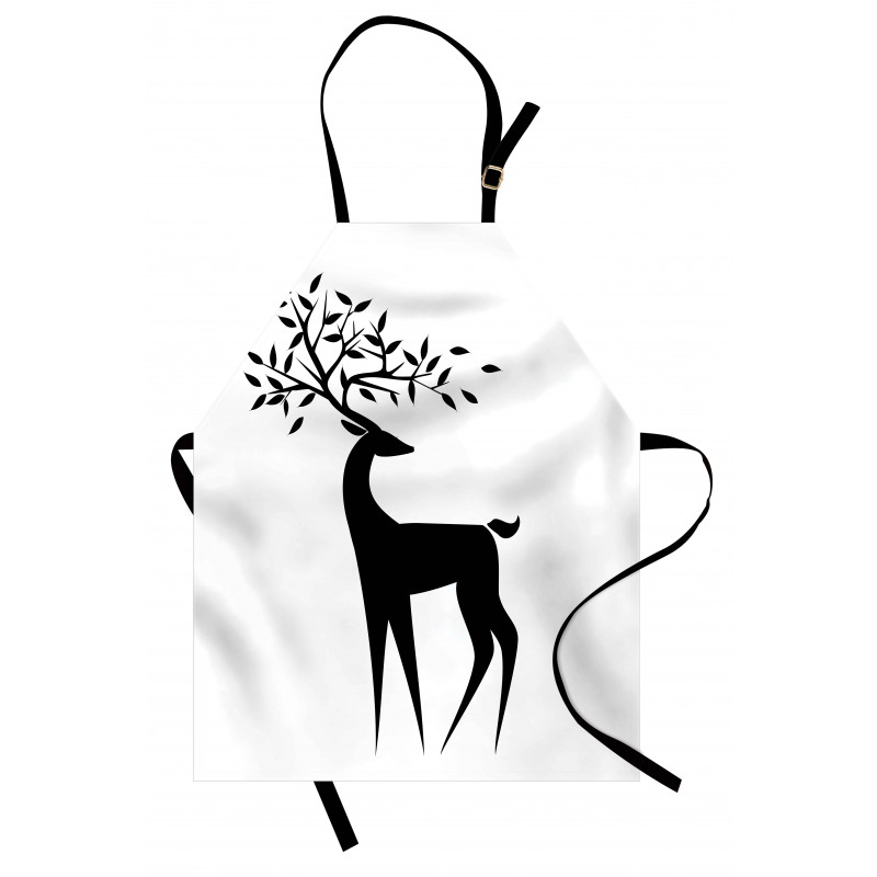 Abstract Reindeer Leaf Apron