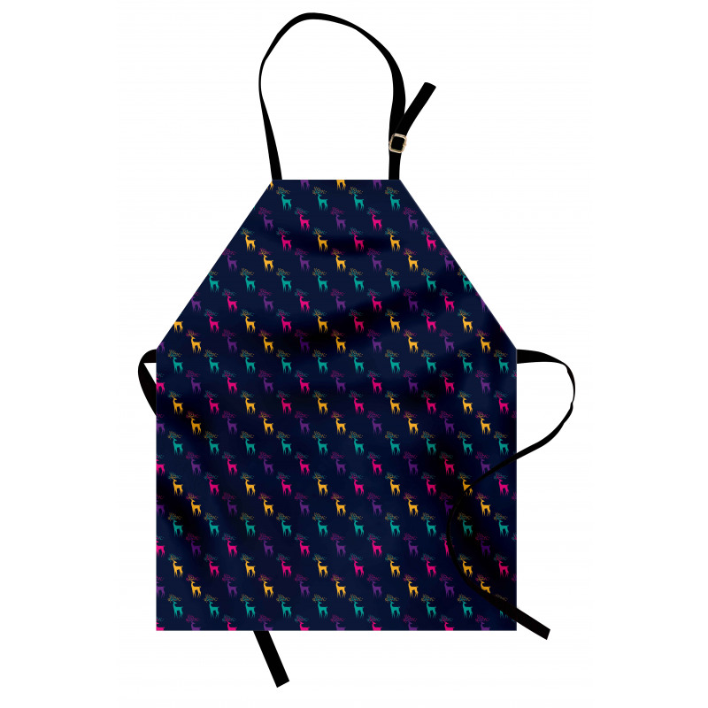 Colorful Abstract Elk Apron