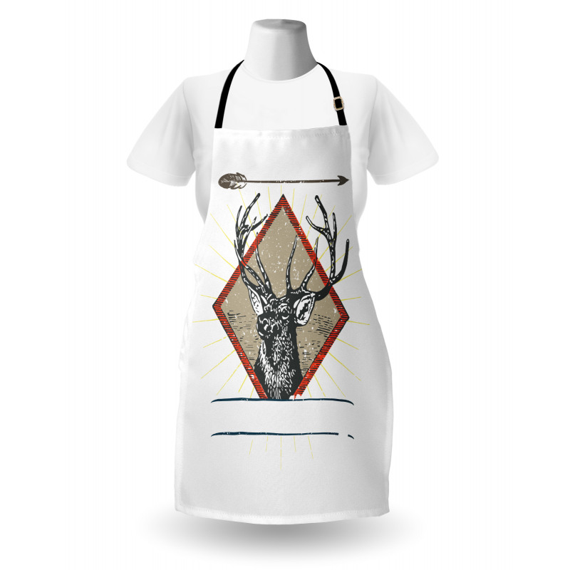 Hipster Wild Antler Apron