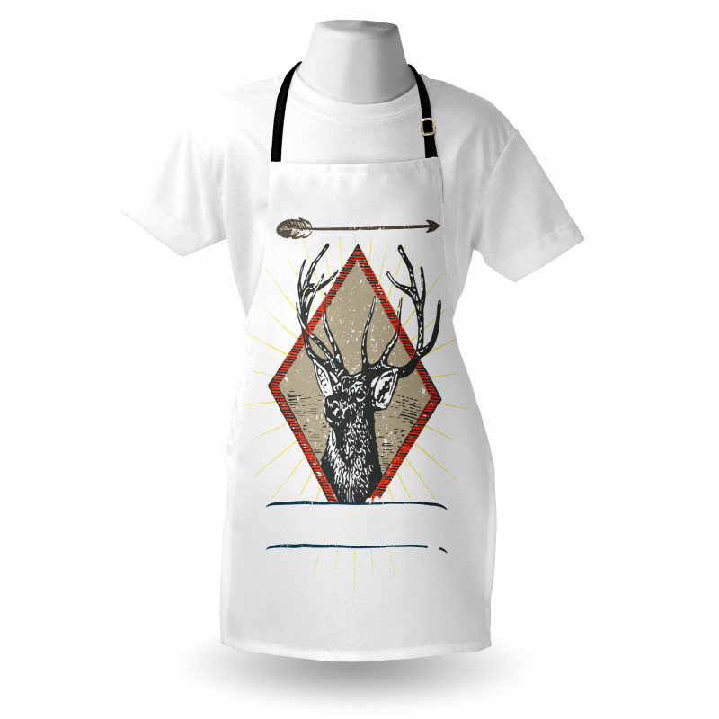 Hipster Wild Antler Apron