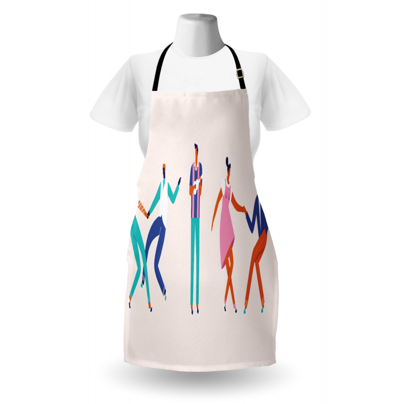 Dancing Men and Women Apron