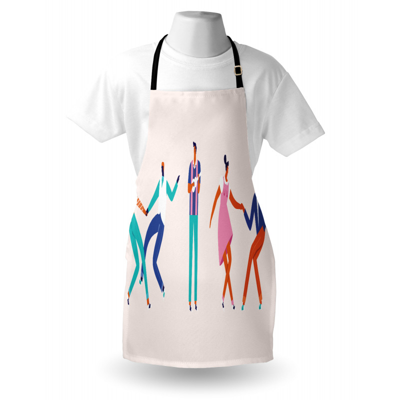 Dancing Men and Women Apron