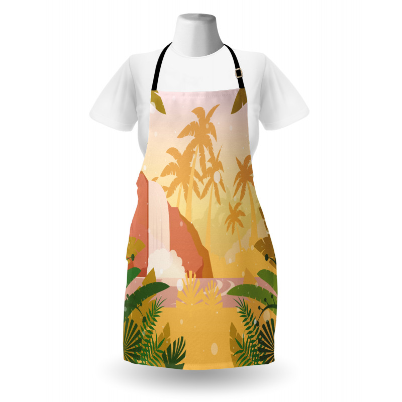 Soft Tropical Paradise Apron