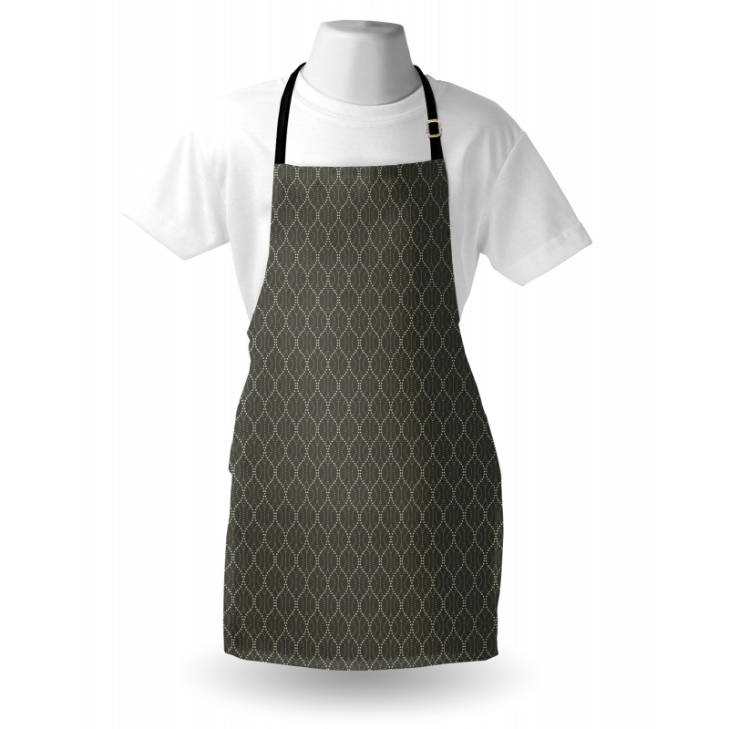 Funky Wavy Dotted Lines Apron