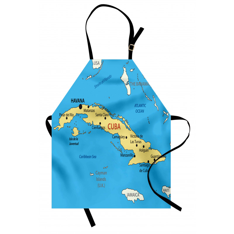 Republic of Cuba Modern Apron