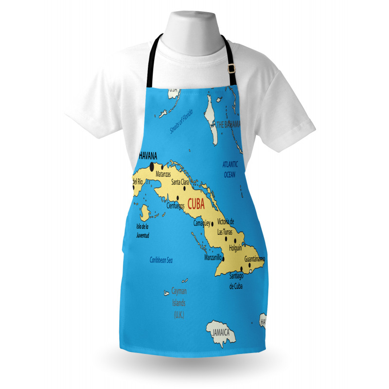 Republic of Cuba Modern Apron