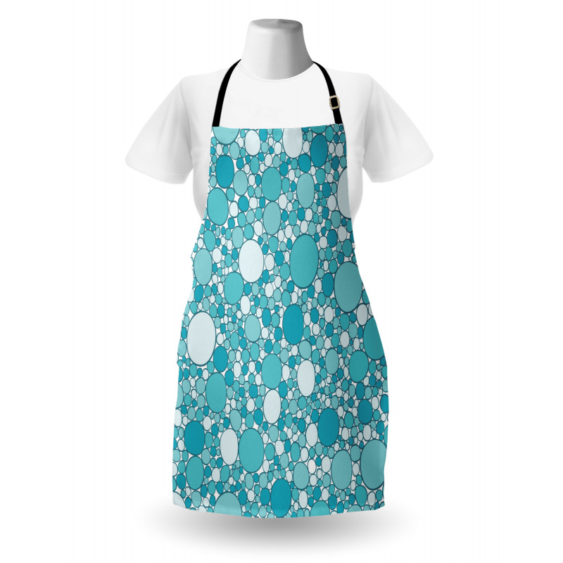 Modern Bubbles Pattern Apron