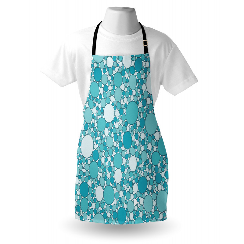 Modern Bubbles Pattern Apron