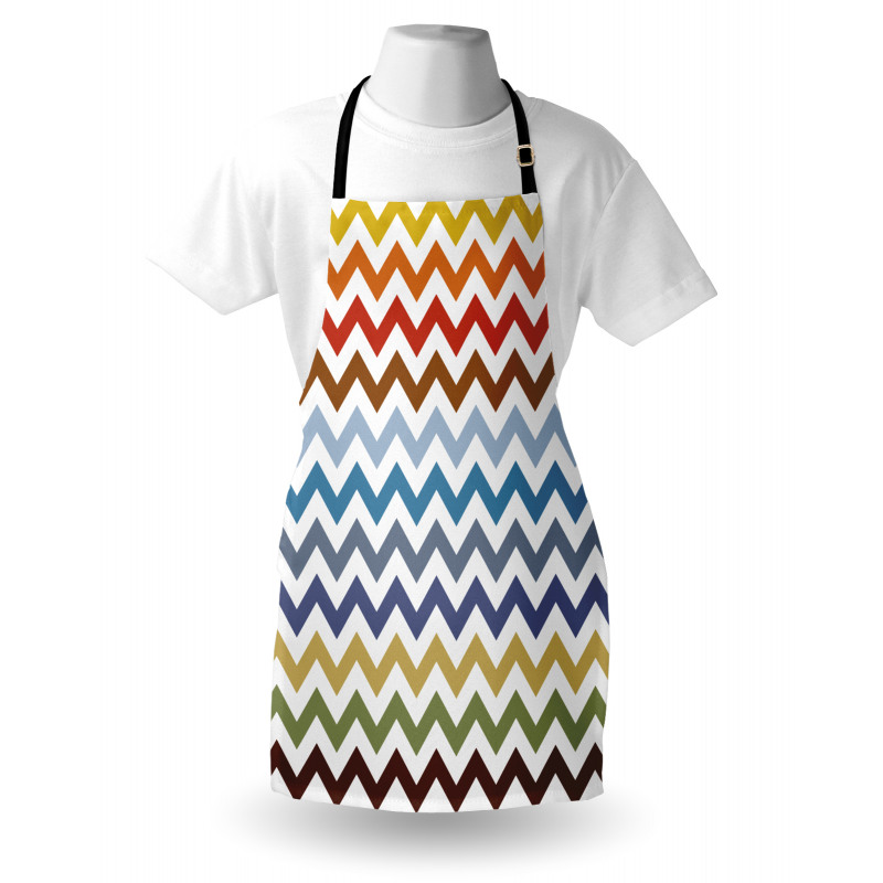 Easter Chevron Zigzag Apron