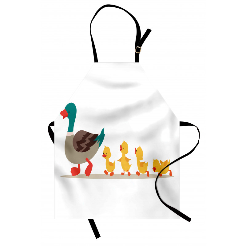 Mother Duck Babies Row Apron