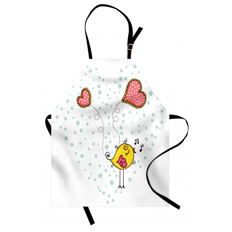 Love Bird Heart Apron