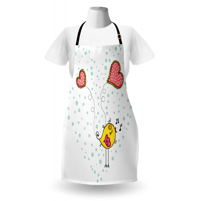 Love Bird Heart Apron