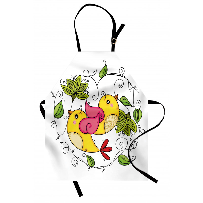 Love Avian Floral Art Apron