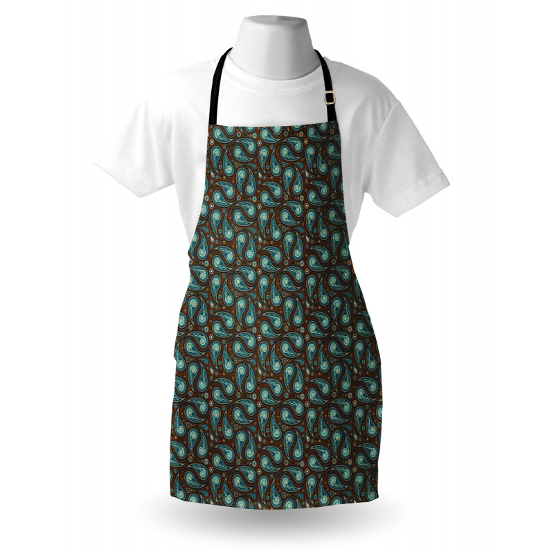 Fig Like Motifs Art Apron