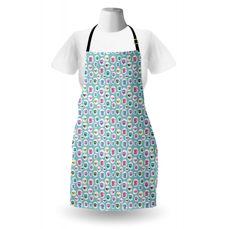 Various Cups and Mugs Apron