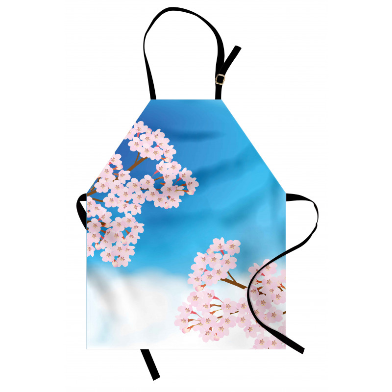 Cherry Blossom Sky Apron