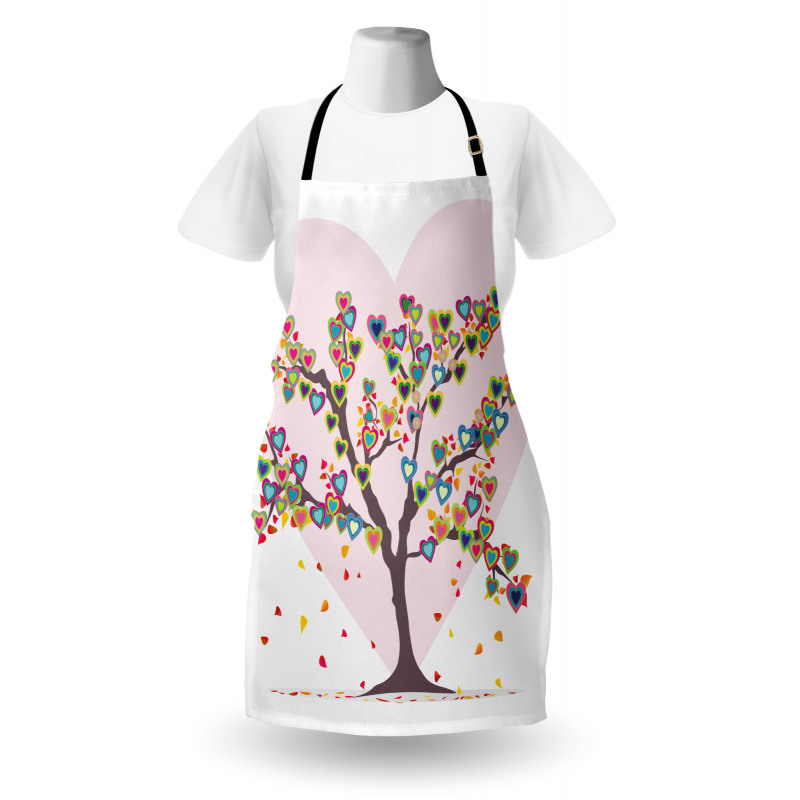 Tree with Leaves Floral Apron