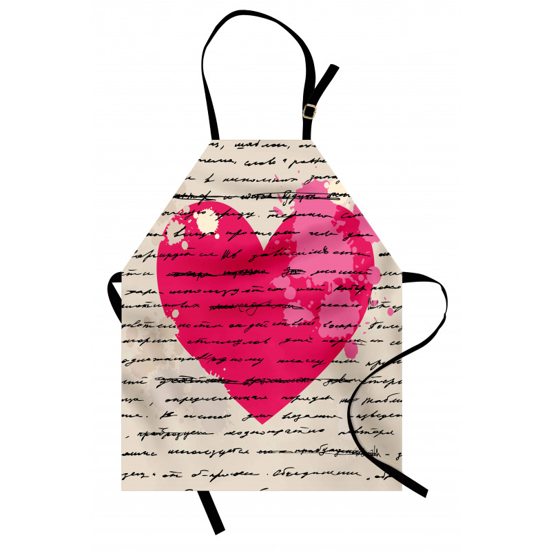 Love Words Handwriting Apron