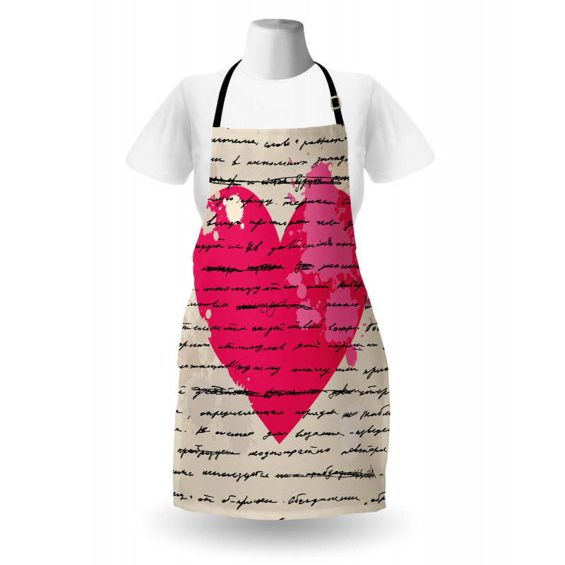 Love Words Handwriting Apron