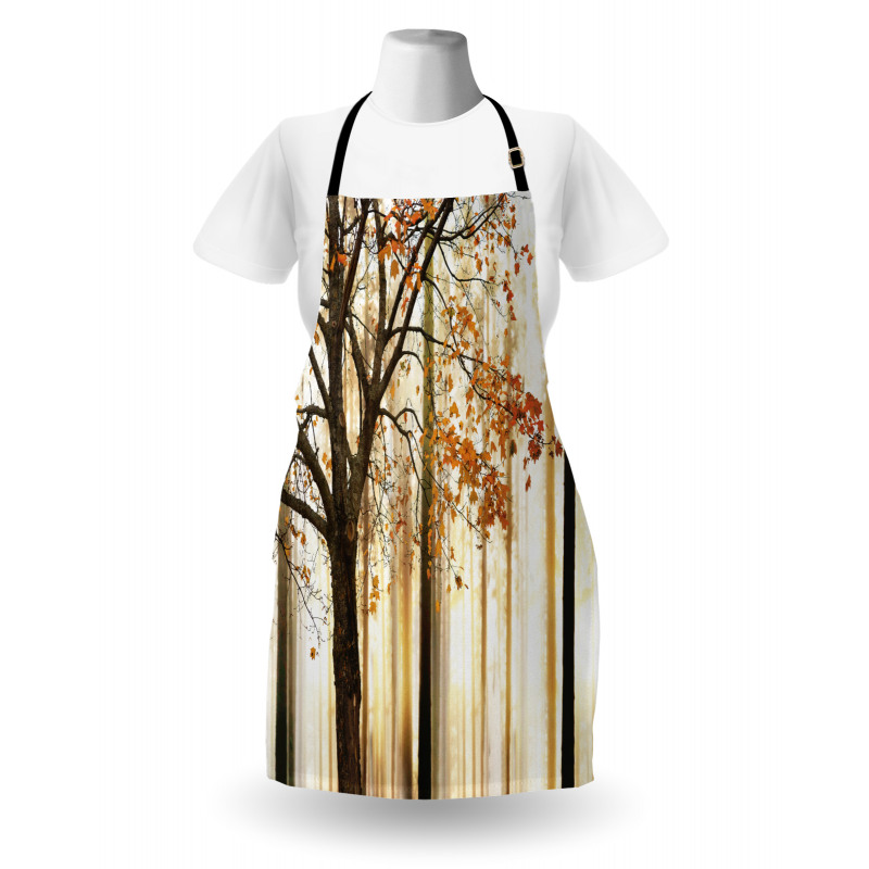 Tree in Abstract Woods Apron