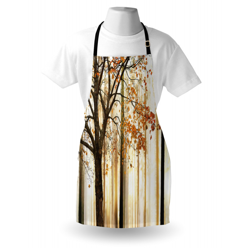 Tree in Abstract Woods Apron