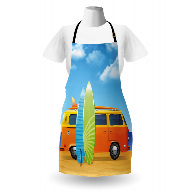 Happy Camper Van Surf Apron