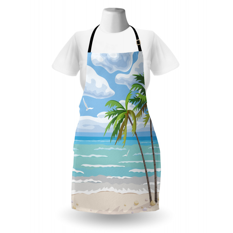 Summer Coast Wind Apron