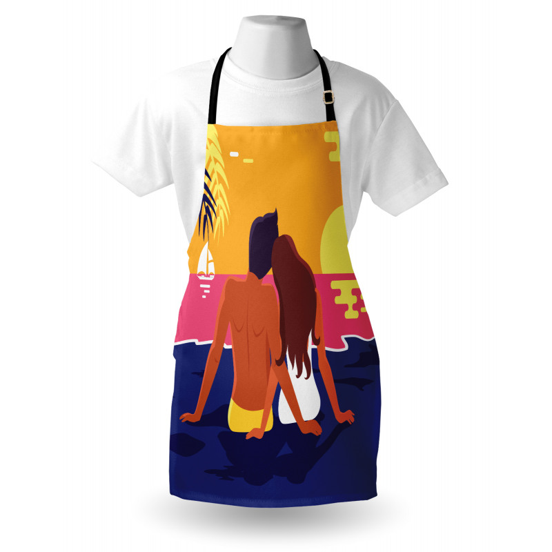 Romantic Couple Coast Apron