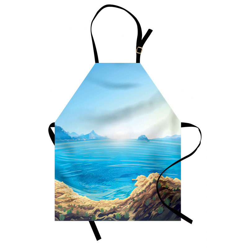 Seascape Cartoon Apron