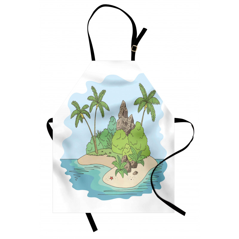 Island Doodle Botany Apron