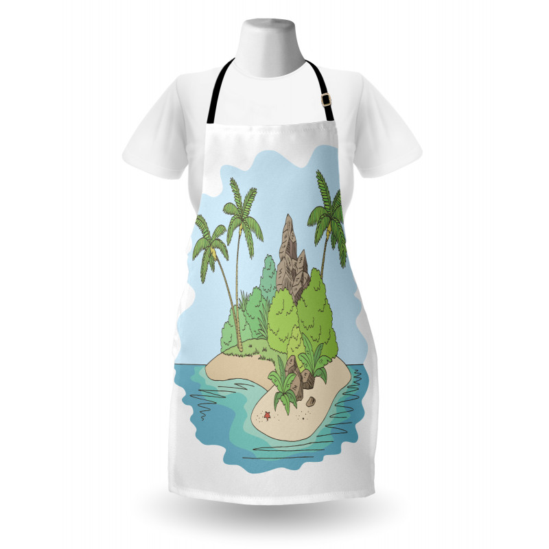 Island Doodle Botany Apron