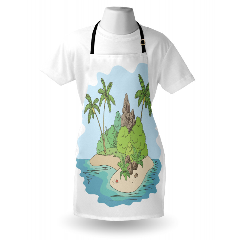 Island Doodle Botany Apron