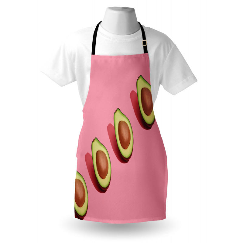 Halved Fresh Avocados Apron