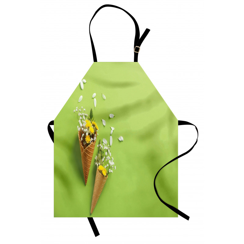 Flowers in Cones Apron