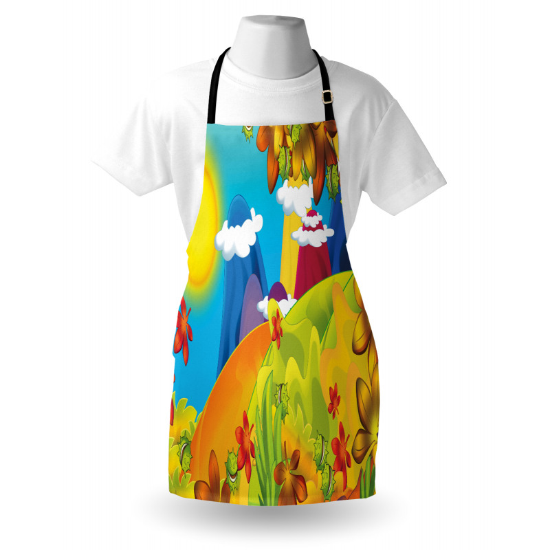 Cartoon Autumn Nature Apron