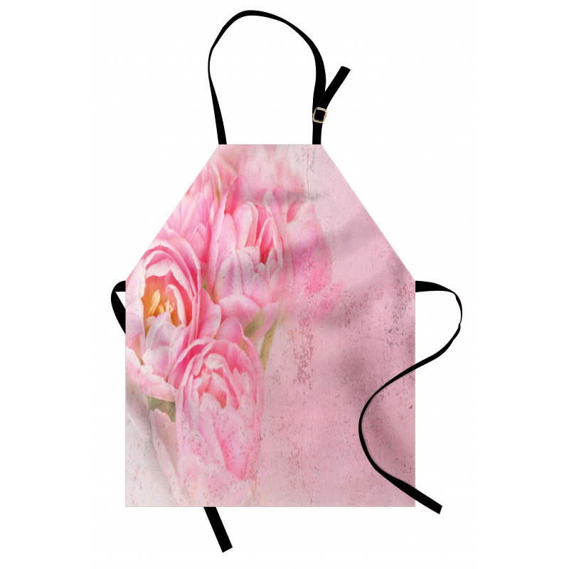 Grungy Tilt Flowers Apron