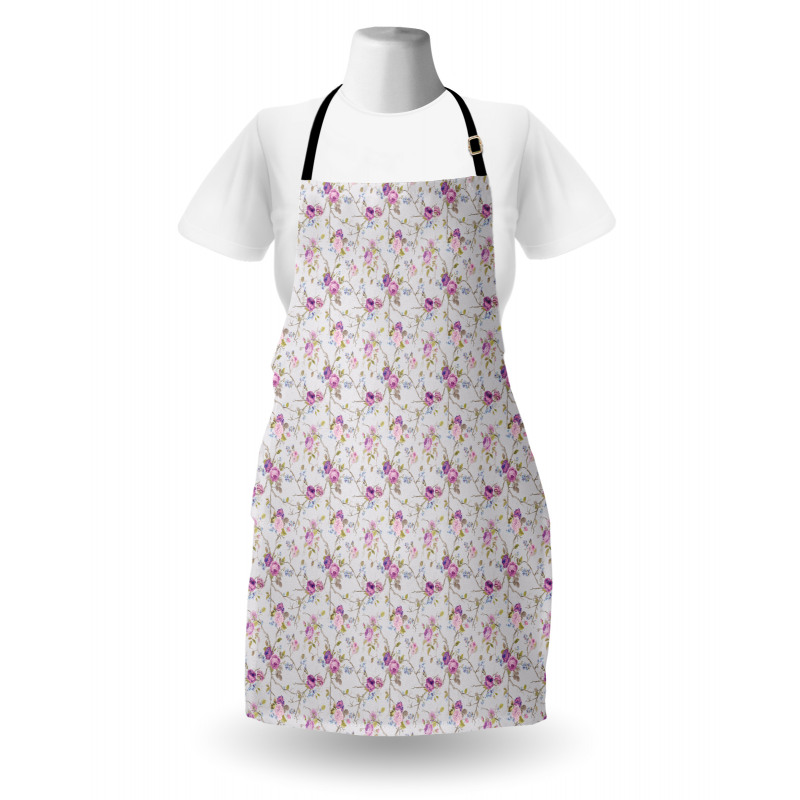 Soft Pastel Floral Apron