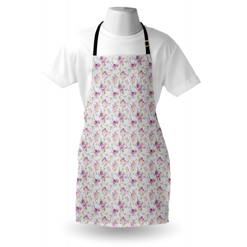 Soft Pastel Floral Apron