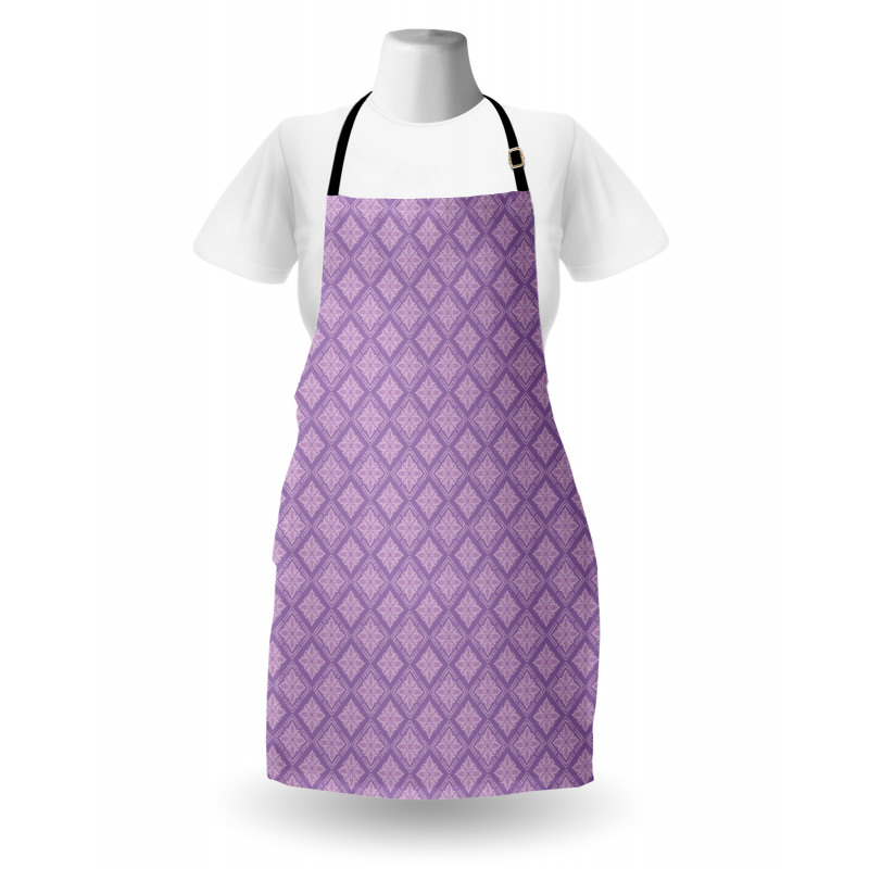 Lilac Floral Art Apron