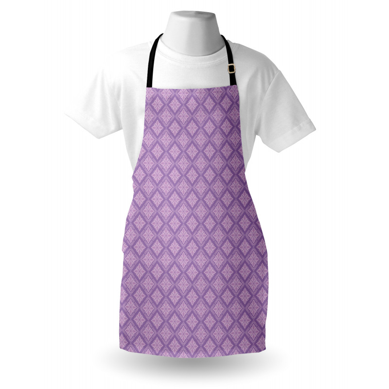 Lilac Floral Art Apron