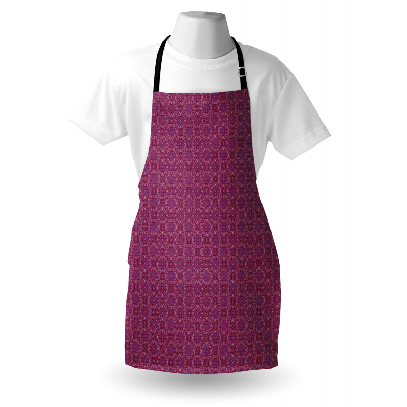 Magenta Floral Art Apron