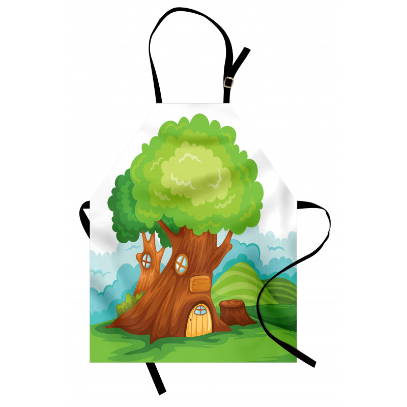 Cartoon Fantasy Home Apron