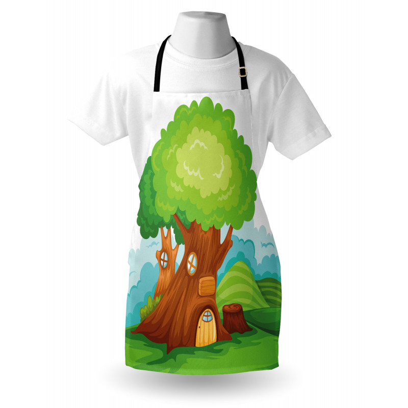 Cartoon Fantasy Home Apron