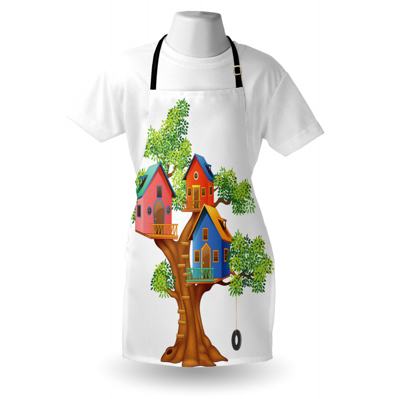 Cartoon Cottages Apron