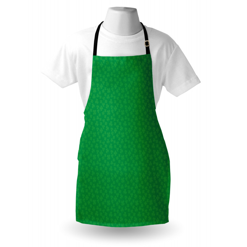 Irish Shamrock Leaves Apron